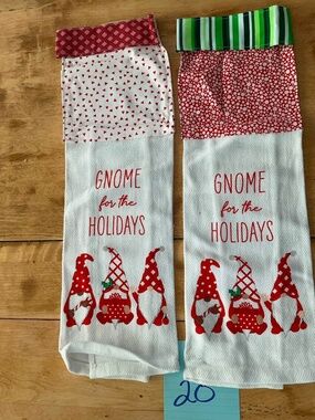 Handmade Christmas Hanging Kitchen Towel Set